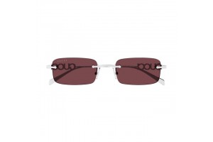 Gucci GG1808S 004 - Fényes ezüst-piros férfi napszemüveg