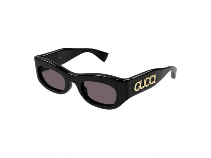 Gucci GG1809S 002 – fényes fekete/lila napszemüveg