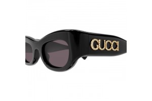Gucci GG1809S 002 – fényes fekete/lila napszemüveg