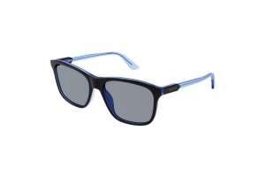Gucci GG1819S 003 SHINY BILAYER SOLID BLACK + TRANSPARENT BLUE GREY napszemüveg
