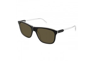 Gucci GG1819S 005 SHINY SOLID BLACK/ CRYSTAL BROWN napszemüveg