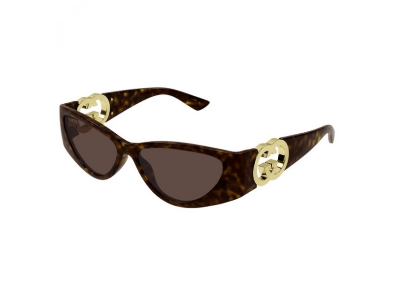 Gucci GG1824S 002 női napszemüveg - fényes sötétbarna