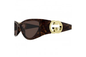Gucci GG1824S 002 női napszemüveg - fényes sötétbarna