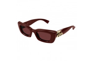Gucci GG1827S 003 SHINY SOLID BURGUNDY RED napszemüveg