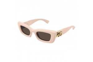 Gucci GG1827S 005 - Shiny Solid Vintage Pink Brown napszemüveg
