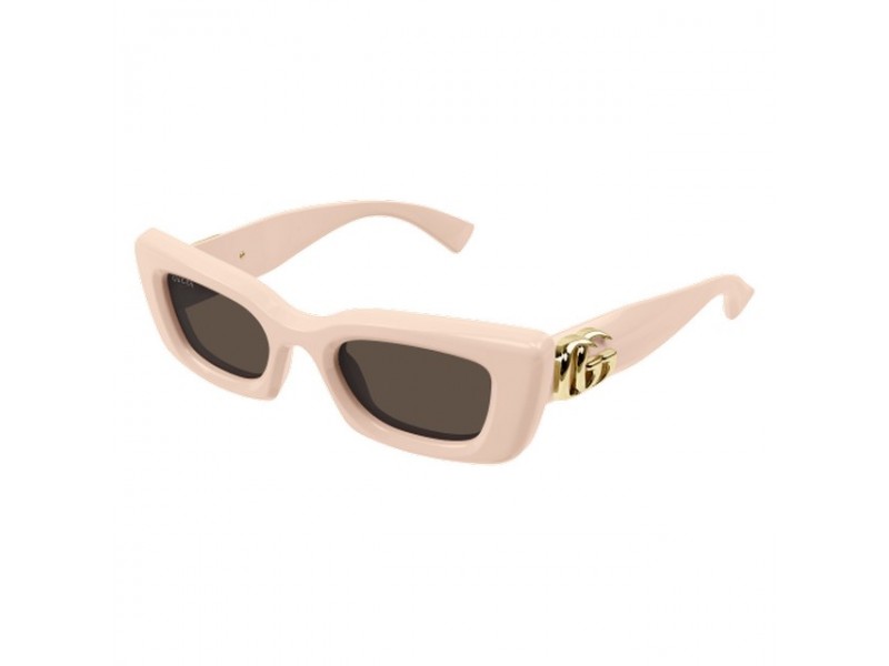 Gucci GG1827S 005 - Shiny Solid Vintage Pink Brown napszemüveg