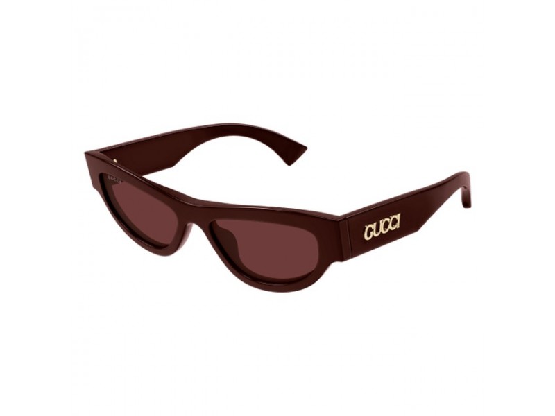 Gucci GG1834S 003 - fényes burgundi női napszemüveg