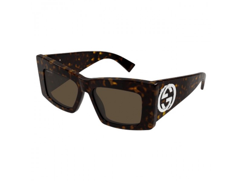 Gucci GG1842S 002 Shiny Dark Havana női napszemüveg