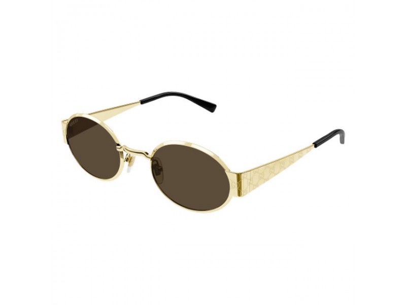 Gucci GG1854S 005 férfi napszemüveg - arany/barna