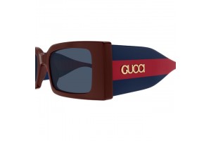 Gucci GG1860S 003 - Shiny Solid burgundy/blue