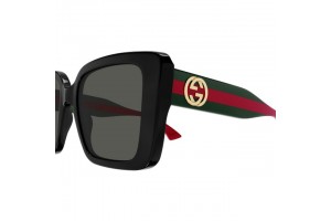 Gucci GG1861S női napszemüveg – fényes fekete-szürke