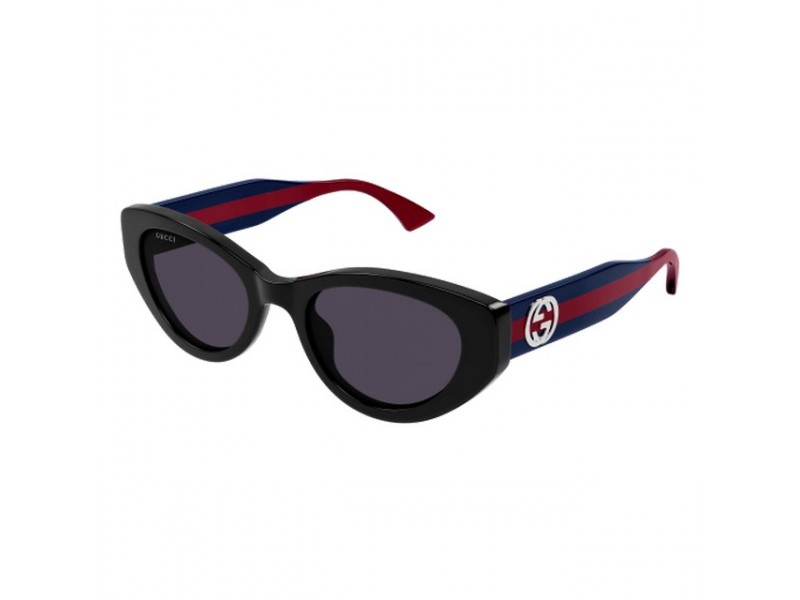 Gucci GG1862S 004 fekete–lila női napszemüveg