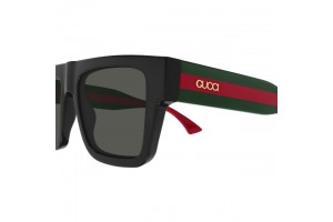 Gucci GG1868S 001 férfi napszemüveg - fényes fekete/szürke