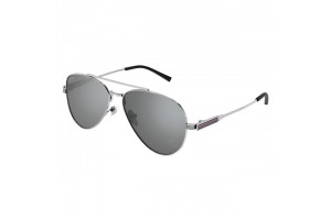 Gucci GG1874S 002 SHINY LIGHT RUTHENIUM SILVER MIRROR napszemüveg