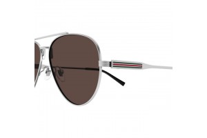 Gucci GG1874S 003 — matt light ruthenium barna