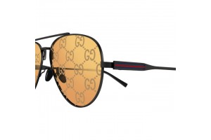 Gucci GG1874S 005 matt fekete napszemüveg — narancs tükrös