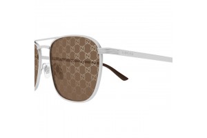 Gucci GG1881S 004 matt ezüst-barna napszemüveg