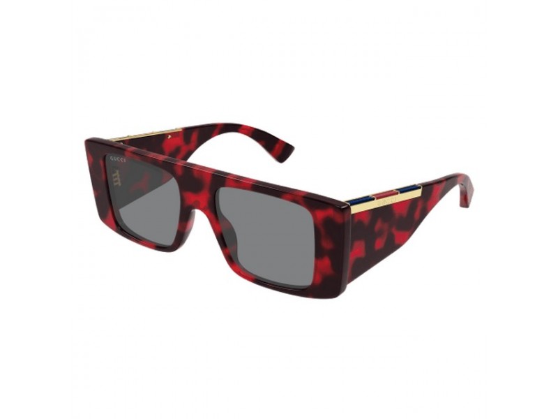 Gucci GG1888S 003 piros-fekete havana, szürke lencse