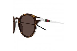 Gucci GG1890S 002 – Dark Havana / Crystal Brown