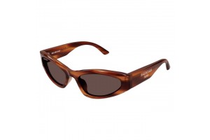 Balenciaga BB0387S 002 SHINY MELANGE BROWN HAVANA BROWN napszemüveg