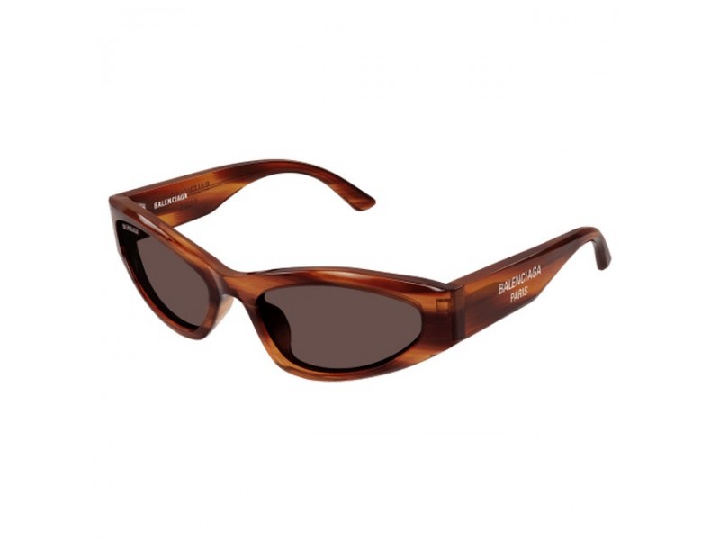 Balenciaga BB0387S - Shiny Melange Brown Havana