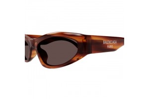 Balenciaga BB0387S - Shiny Melange Brown Havana