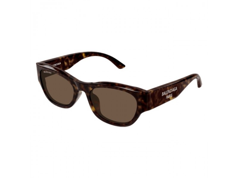 Balenciaga BB0389SK 002 - Shiny Dark Havana Brown női napszemüveg