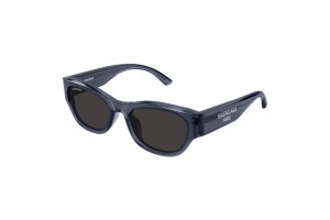 Balenciaga BB0389SK 003 SHINY TRANSPARENT DARK GREY GREY napszemüveg