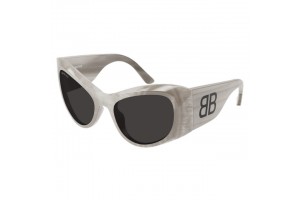 Balenciaga BB0393S 004 SHINY PEARLED LIGHT GREY GREY napszemüveg