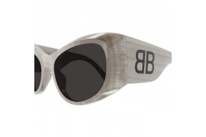 Balenciaga BB0393S női napszemüveg fényes gyöngyszürke