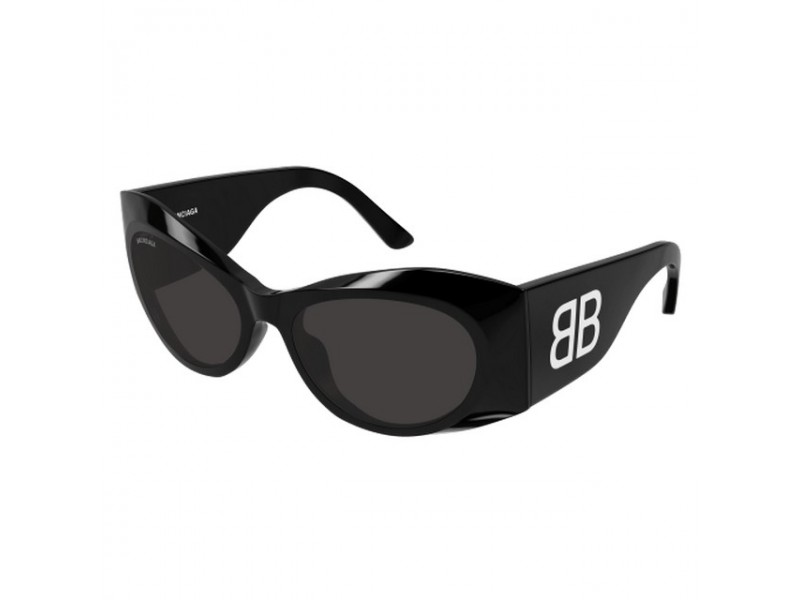 Balenciaga BB0394S 001 női napszemüveg - fekete/szürke