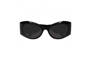 Balenciaga BB0394S 001 női napszemüveg - fekete/szürke