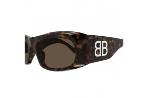 Balenciaga BB0395S 002 Shiny Dark Havana napszemüveg