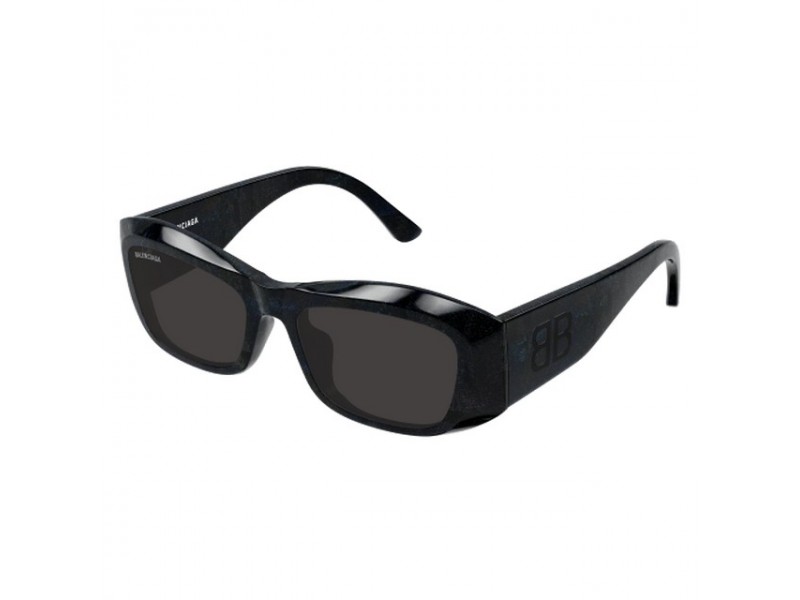 Balenciaga BB0397SA 003 - Shiny Black / Havana Grey