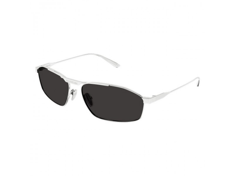 Balenciaga BB0416S 002 - fényes ezüst-szürke férfi napszemüveg