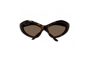 Balenciaga BB0386S 002 - Shiny Dark Havana napszemüveg