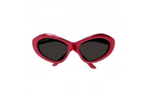 Balenciaga BB0386S 004 - Shiny Metallic Fuchsia Grey