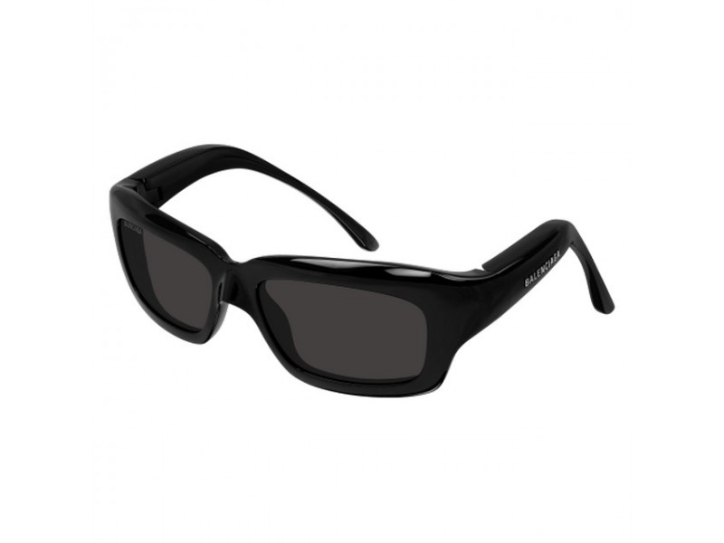 Balenciaga BB0385S 001 fényes fekete-szürke napszemüveg