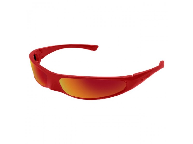 Balenciaga BB0383S 005 piros tükörlencsés napszemüveg