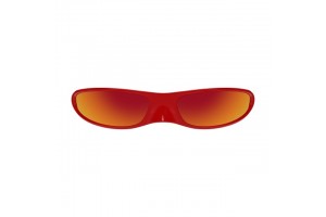 Balenciaga BB0383S 005 piros tükörlencsés napszemüveg