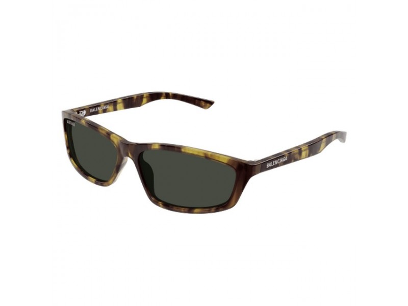 Balenciaga BB0401S 003 - Shiny Greenish Havana Green