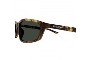 Balenciaga BB0401S 003 - Shiny Greenish Havana Green