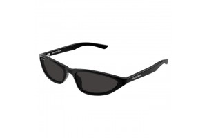 Balenciaga BB0402S 001 SHINY SOLID BLACK GREY napszemüveg