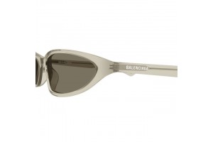 Balenciaga BB0402S 004 - fényes áttetsző mandulabarna