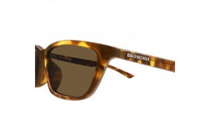 Balenciaga BB0403SK 002 - Shiny Blond / Havana Brown