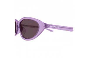 Balenciaga BB0404SK 004 - fényes áttetsző lila napszemüveg