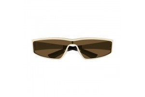 Alexander McQueen AM0491S napszemüveg Shiny Light Gold Brown