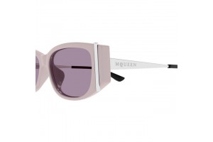 Alexander McQueen AM0494SA női napszemüveg, rózsaszín-lila