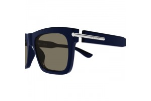 Alexander McQueen AM0495S 004 szemüveg - fényes sötétkék-barna