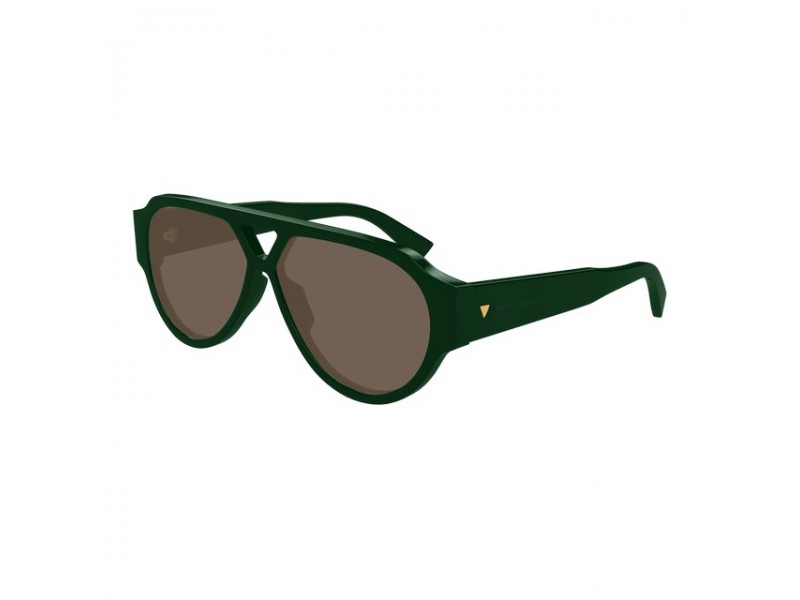 Bottega Veneta BV1318S 003 zöld-barna férfi napszemüveg
